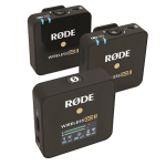 RODE Wireless GO II 2-Person Compact Digital Wireless Microphone System/Recorder (2.4 GHz, Black)