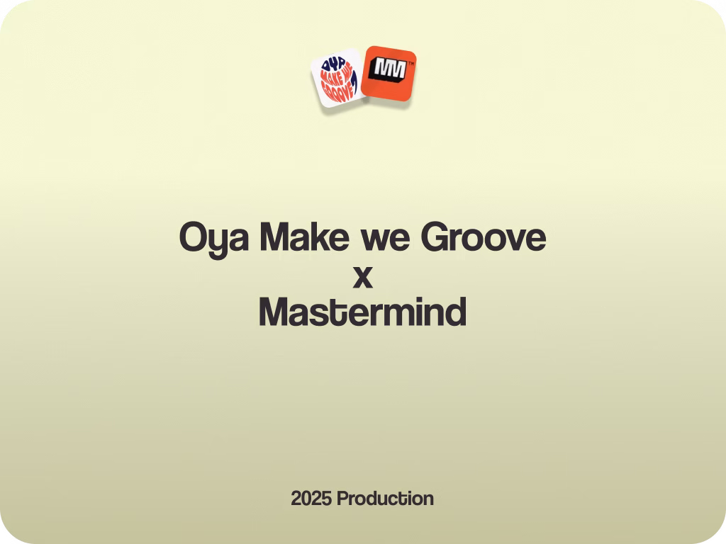 Oya Make We Groove 2025