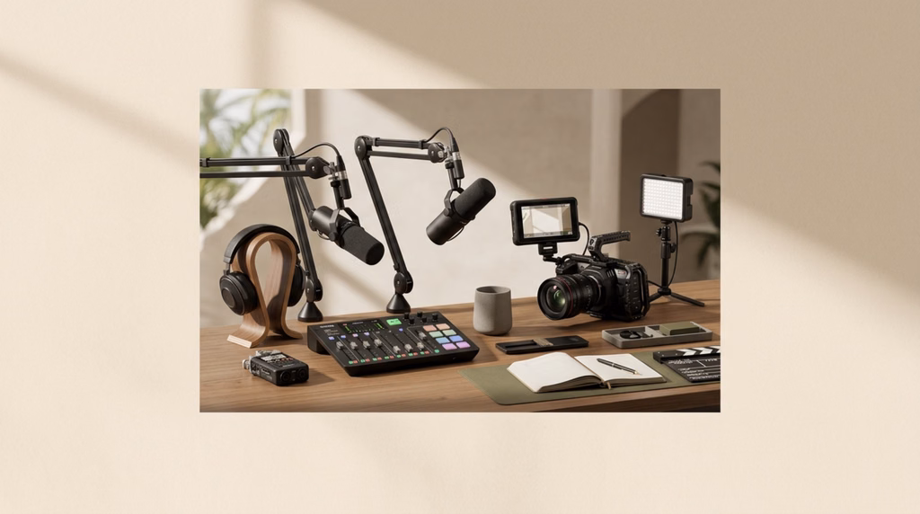 podcast production team